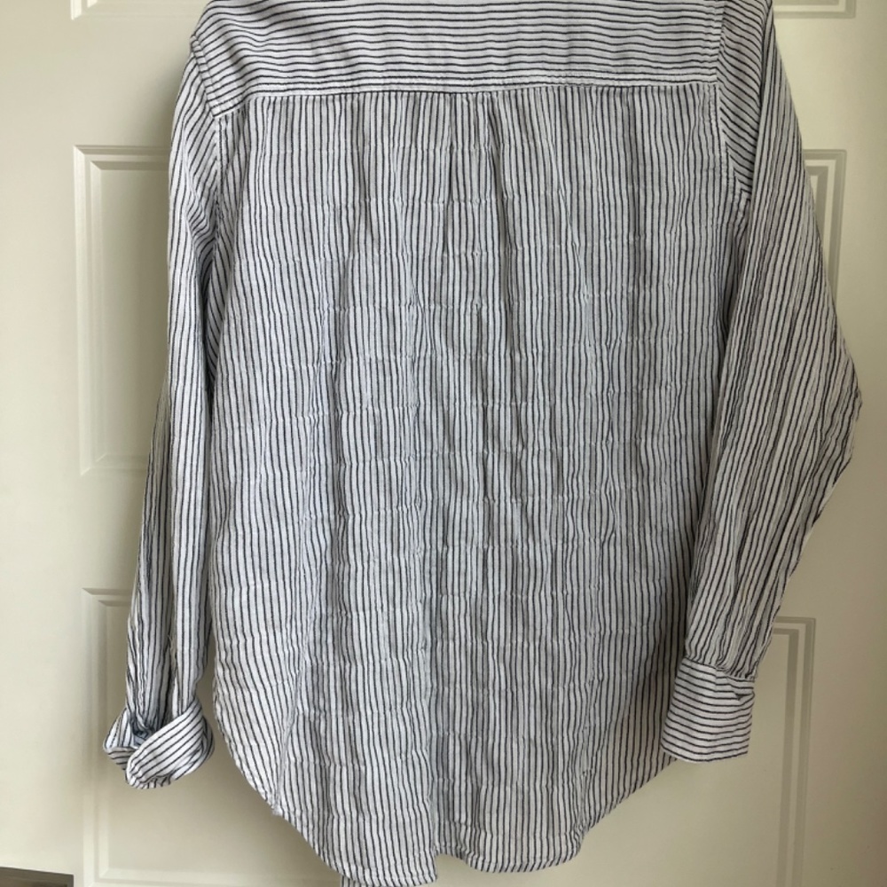 Universal Thread Stripe Button Down Top - Picture 5 of 7